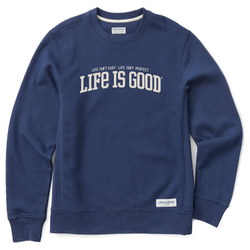 Men's Branded Athletic Life Isnt Easy Simply True Fleece Crew