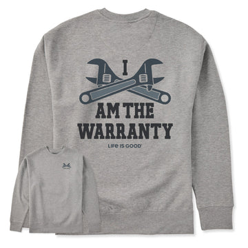 Adult Unisex I am the Warranty Every Wear Crew Sweatshirt
