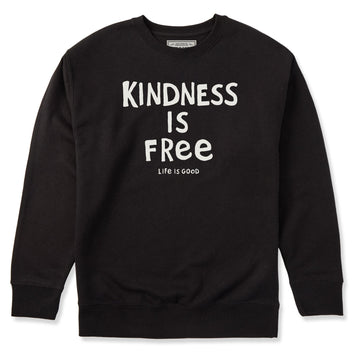 Adult Unisex Kindness is Free Every Wear Crew Sweatshirt