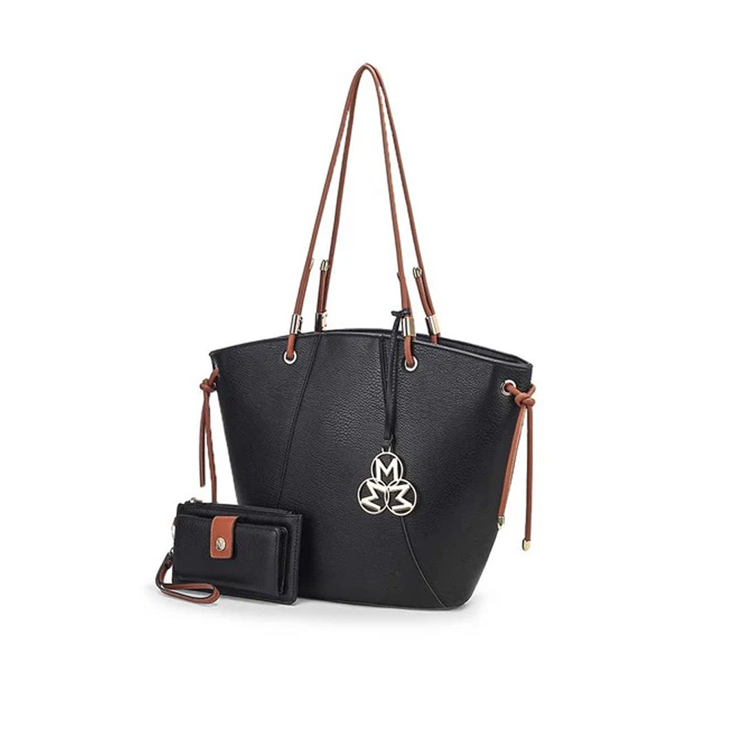 MKF Liv Tote Bag and Wallet Set by Mia K