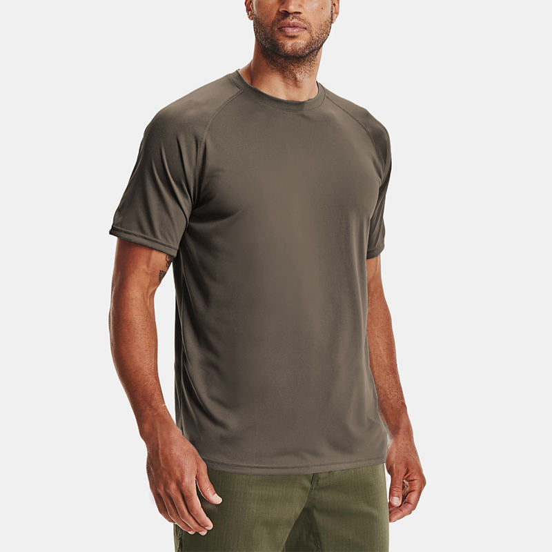 Short Sleeve Slim Fit Running Fitness T-Shirt for Men