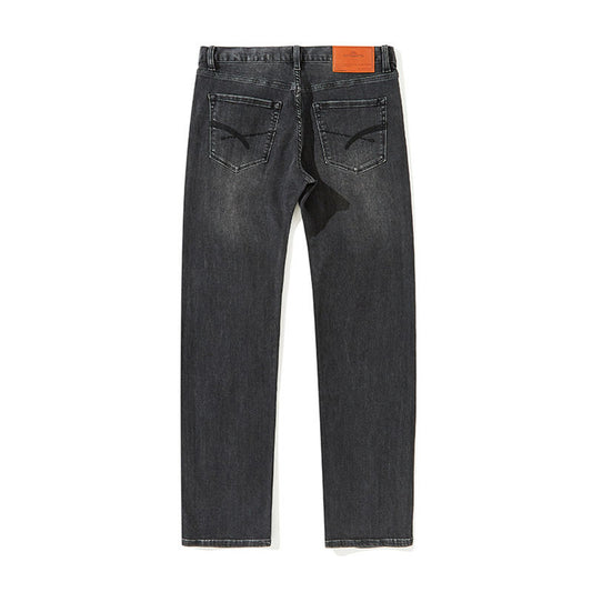 High-Quality Men's Black & Grey Denim Jeans