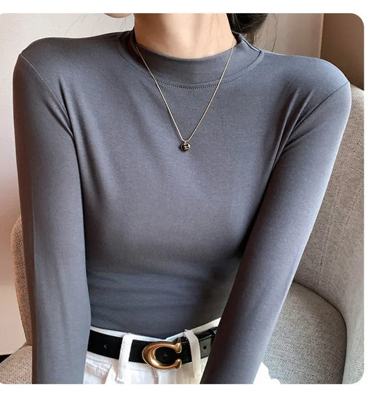 Girls' Winter Knitted Slim Fit Pullover Sweater