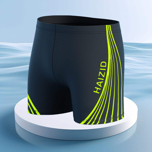 Men’s High Waist Swim Trunks