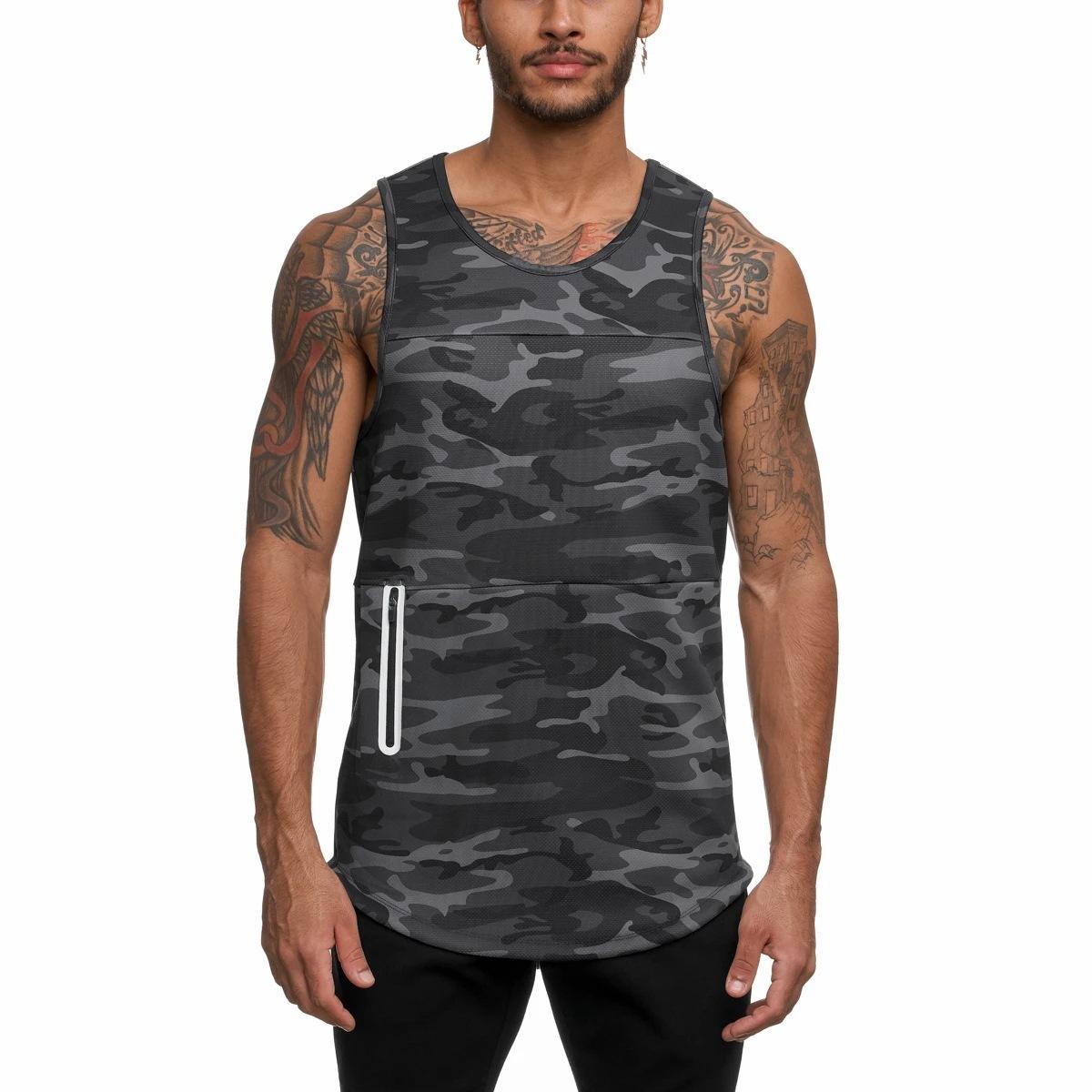 Premium Sleeveless Tee with Curve Hem Tank for Men