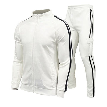 Men’s 2-Piece Jogging Spring Zipper Tracksuit