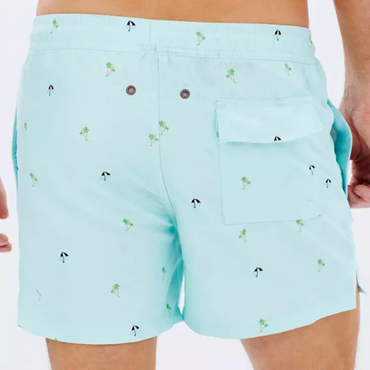 Men’s Quick-Dry Sublimation Printed Recycled Board Shorts